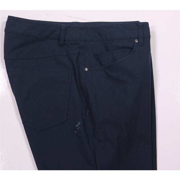 Lululemon Men's ABC Navy Blue Slim Fit Warpstreme 5-Pocket Pants Trousers 30x26 - Picture 2 of 8